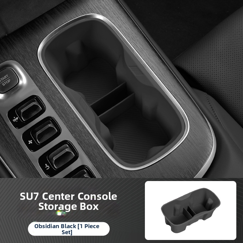 Silicone paliktnis glāzītei Xiaomi SU7 centrālajai konsolē — pretslīdēšana, šoka izturīgs un nodilumizturīgs uzglabāšanas paliktnis