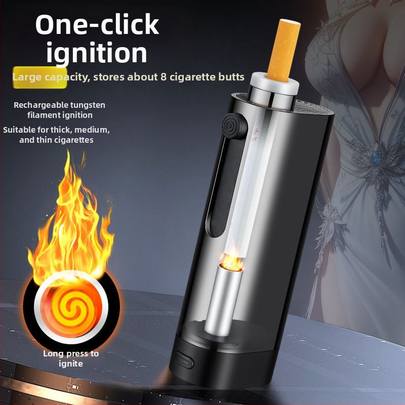 Metalinis nešiojamas automobilio peleninės su uždegimu ir įkrovimu — Valley people prekė, kilmė Zhejiang, stilius paprastas, prieinama prabanga