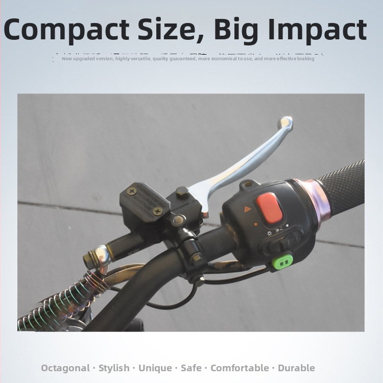 Mojielong υδραυλική αντλία φρένων σε οκταγωνικό στυλ – σετ για ηλεκτρικό μοτοποδήλατο με δισκοφρένες, μπροστά και πίσω