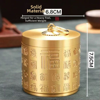 Popolník z mosadz s viečkom, štýl auta, stolová ozdoba, klasický a minimalistický