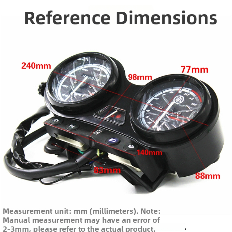 Komplet instrumenata s brzinomjerom i odometrom za Tianjian 125 i YBR125