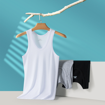 Pánska vesta s líniou Y, 100% bavlna, okrúhly výstrih, jar 2025, vhodná na všetky ročné obdobia, strednej hmotnosti tkanina (161–180 g/m²)