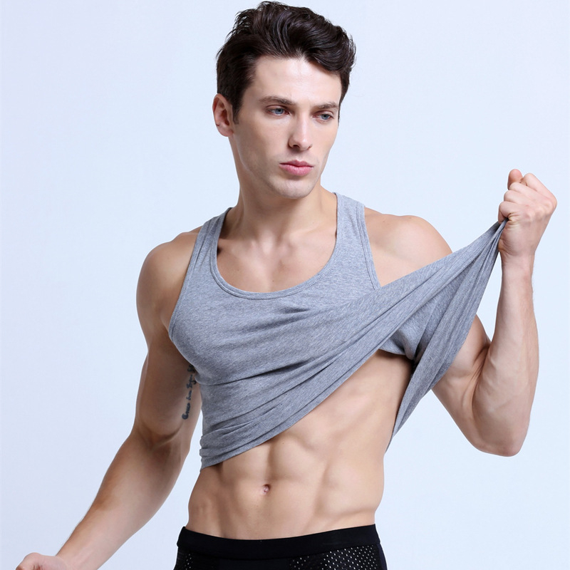 Pánska vesta s líniou Y, 100% bavlna, okrúhly výstrih, jar 2025, vhodná na všetky ročné obdobia, strednej hmotnosti tkanina (161–180 g/m²)