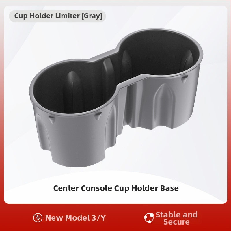 Silikónový obmedzovač držiaka pohárov pre Tesla Model Y/3 — sada tepelne odolných podložiek na uloženie