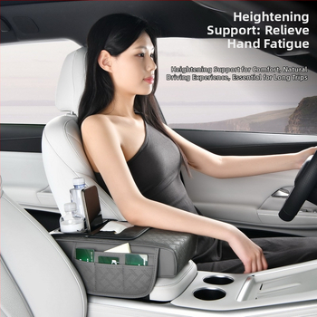 Ādas automašīnas centra rokas balsts papildu spilvens ar papīra salvetēm un krūzes turētāju, Modelis 51, Vispārēja saderība, Svars 500, Kods Rzh-51