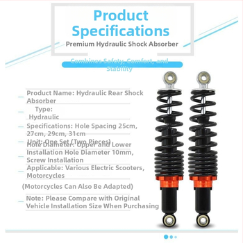 Zadný hydraulický tlmič pre elektrické auto, nastaviteľný, Mojielong, model 25-31