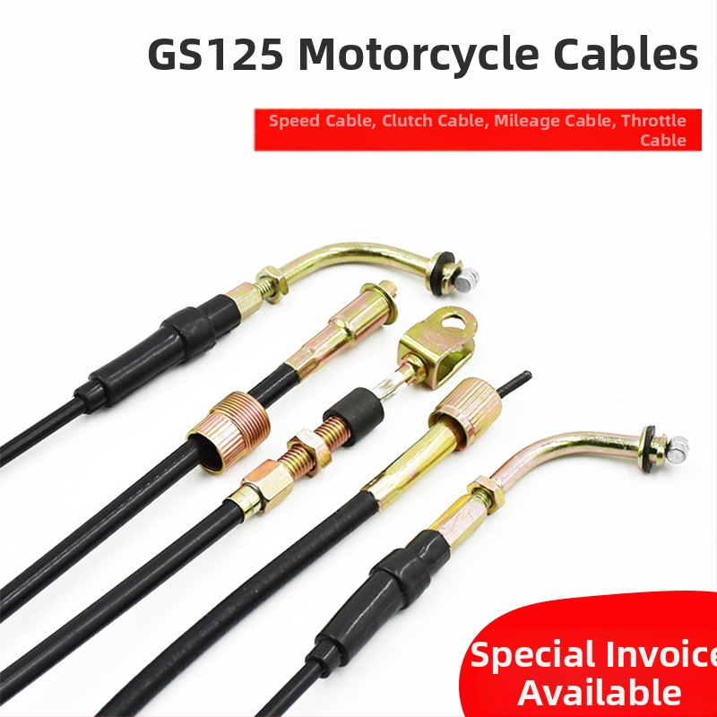 GS125 GN125 kábel odometra a kábel prístrojovej rýchlosti, vákuový plynový kábel a ťahací kábel spojky pre starý model motocykla