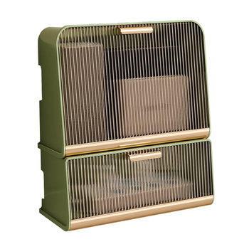 Box na ukladanie smerovača s viečkom, 5 priehradkami, na stenu, prachotesný plastový organizér pre káble a set-top box