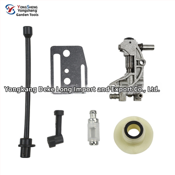 Sada dielov pre reťazovú pílu: olejová pumpa, turbínový olejovod, palivový vodič — 7 kusov, model 450052005800