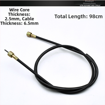 Odometrický kábel pre 125cc motocykl, ohybný pohon do prístroja, Mojielong Lingying 125