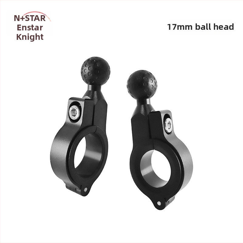 Star Knight univerzálna základňa na uchytenie riadidiel motocyklu s 17 mm guľovou hlavou pre kruhové trubky, držiak na telefón