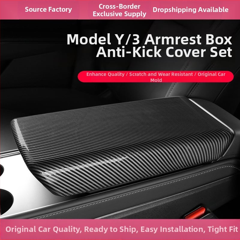 Tesla Model 3/Y atjaunotās vidējās konsoles roktura vāciņš – plastmasa, WL-01, XF-11, pielāgošana pieejama