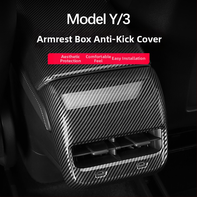 Tesla Model 3/Y atjaunotās vidējās konsoles roktura vāciņš – plastmasa, WL-01, XF-11, pielāgošana pieejama