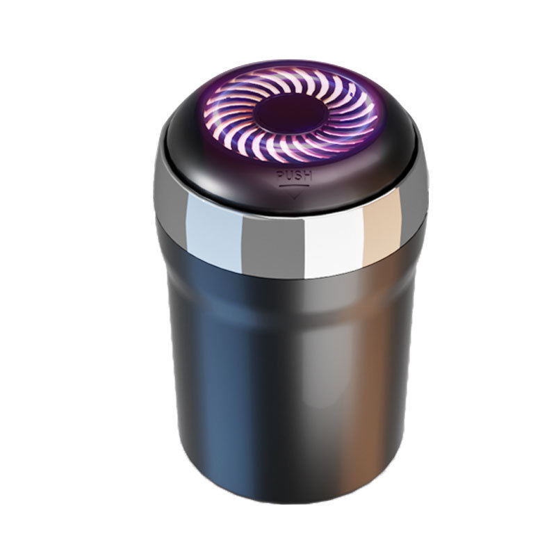 Auto popolník s keramickou vložkou, model Y26, materiál: ABS + keramická vložka, hmotnosť 265 g, LED nočné svetlo, atmosférické svetlo