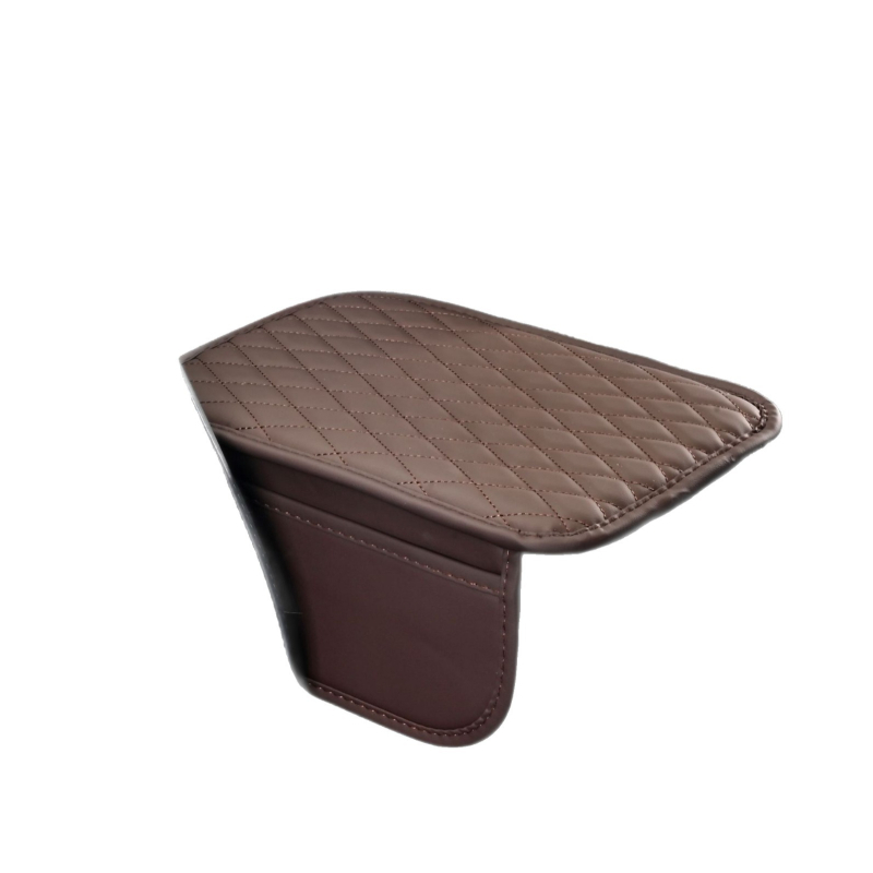 Ādas automašīnas centra roku balsts ar divām kabatām, izcelsme Zhejiang, vispārēja saderība, licencētas privātās preču zīmes: Jā