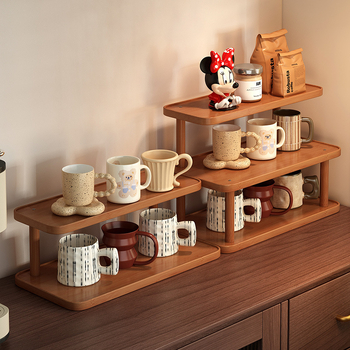 2-szintes asztali pohártartó rendező, Density Board anyagból