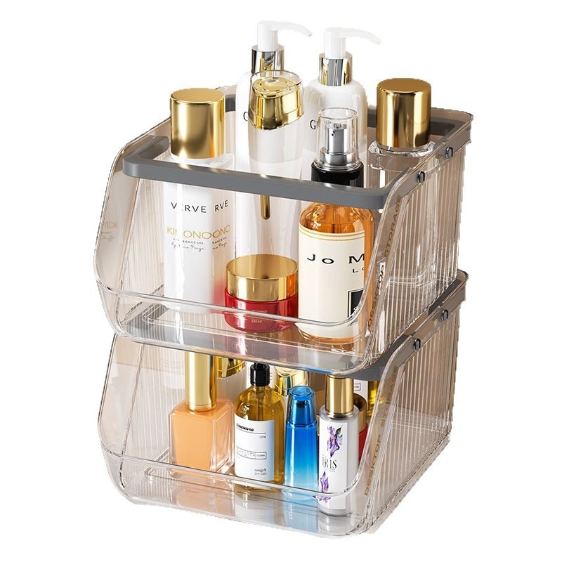 Box na stolné skladovanie z PP plastu, objem 1 L, stohovateľný, bez montáže