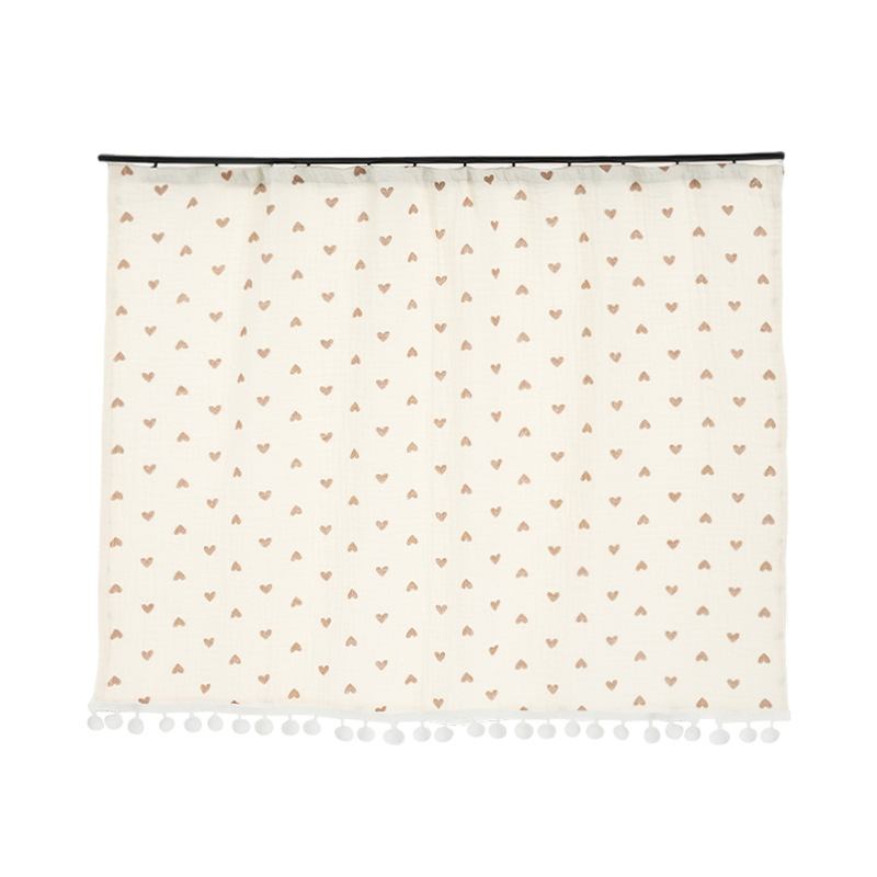 Záves do auta pre okno s integrovanou koľajnicou, dvojvrstvové bavlnené vlákno, montáž typu karta, karikatúrny štýl s motívom vetra, karikatúrny vzor