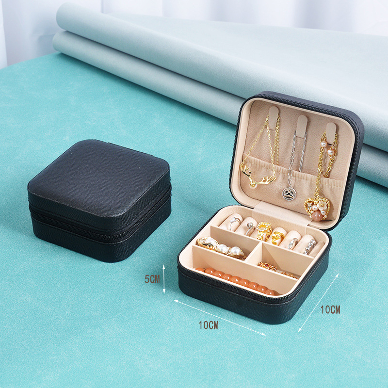 Prenosná šperkovnica so zapínaním na zips, kompozitný materiál, Zhuo Pack