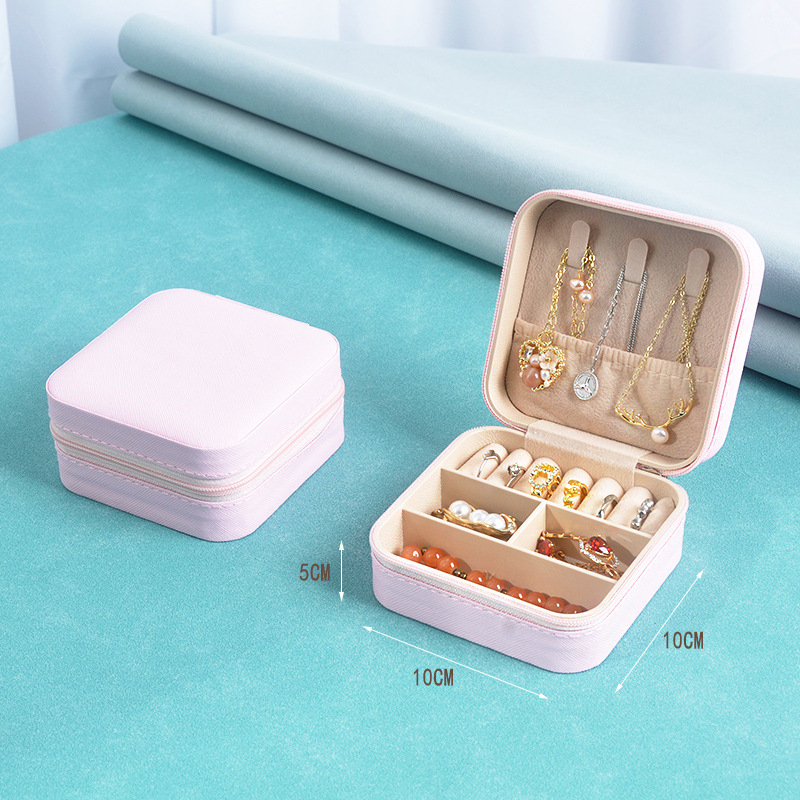Prenosná šperkovnica so zapínaním na zips, kompozitný materiál, Zhuo Pack