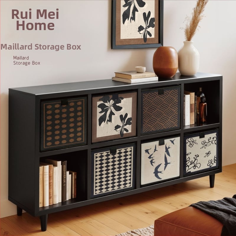 Skladacia úložná krabica z Oxfordovej látky, 27 L, s vekom, nový čínsky štýl