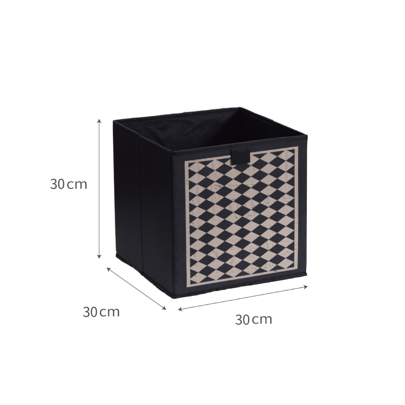 Skladacia úložná krabica z Oxfordovej látky, 27 L, s vekom, nový čínsky štýl