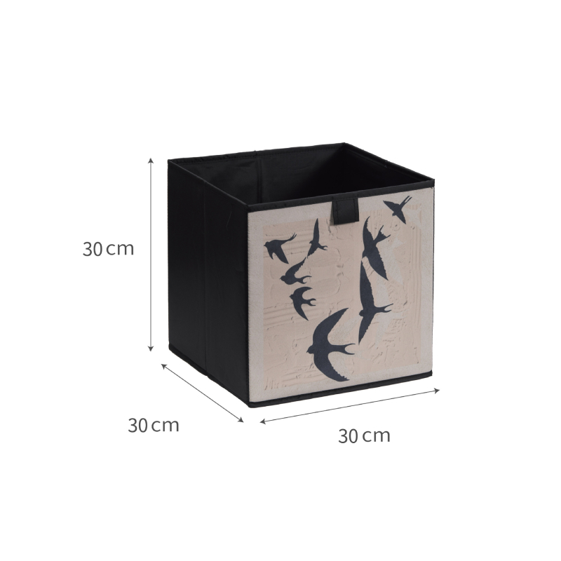 Skladacia úložná krabica z Oxfordovej látky, 27 L, s vekom, nový čínsky štýl