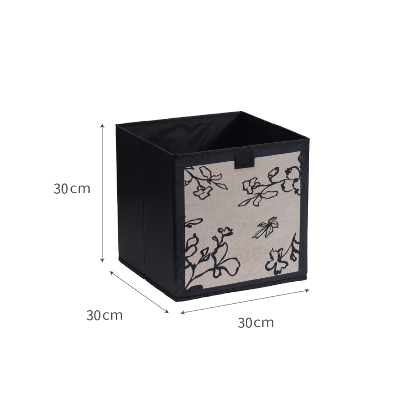 Skladacia úložná krabica z Oxfordovej látky, 27 L, s vekom, nový čínsky štýl