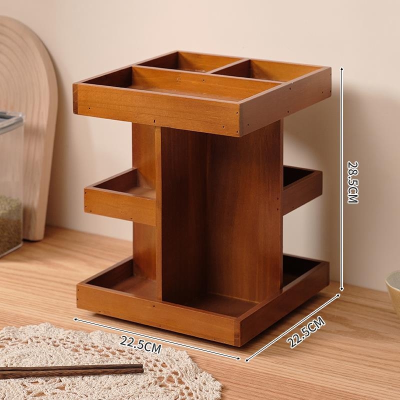 Stolný úložný box s borovicovým rámom, prachotesný, s priehradkami, japonský štýl