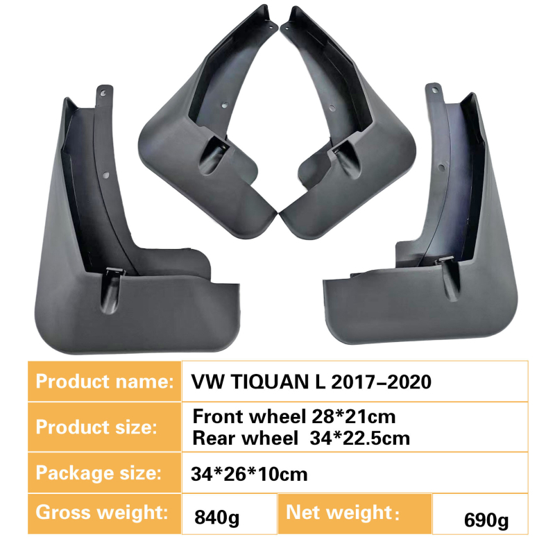 Blatnik za kotač VW Tiguan L 2017–2020 — Wanlida, PP mekan plast, prilagođena ugradnja