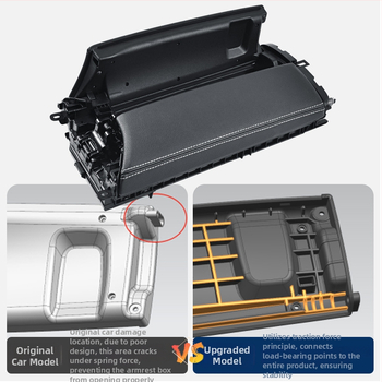 Mercedes‑Benz C klases un GLC centrālais atbalsta kāts vāciņš – Shangdi, saderīgs ar W205/W253, piemērojami modeļi: C 14–21; C 14–22; GLC 15–21, svars 0,9 kg, materiāls: Cits