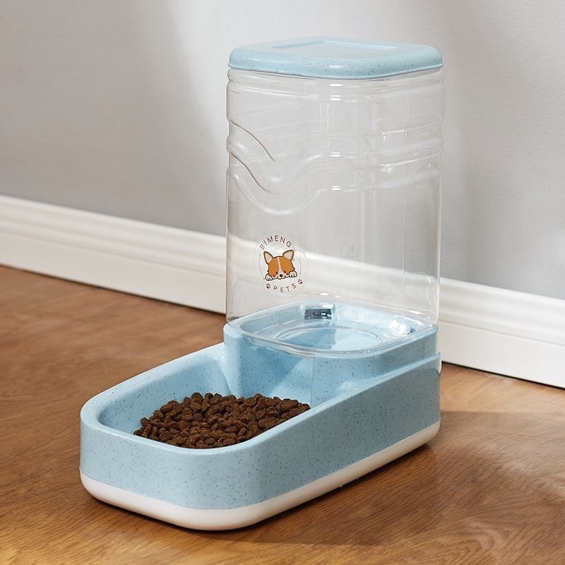 11L Automatický krmovač a zásobník vody pre psy a mačky, Neodnímateľný dizajn, Bez aplikácie