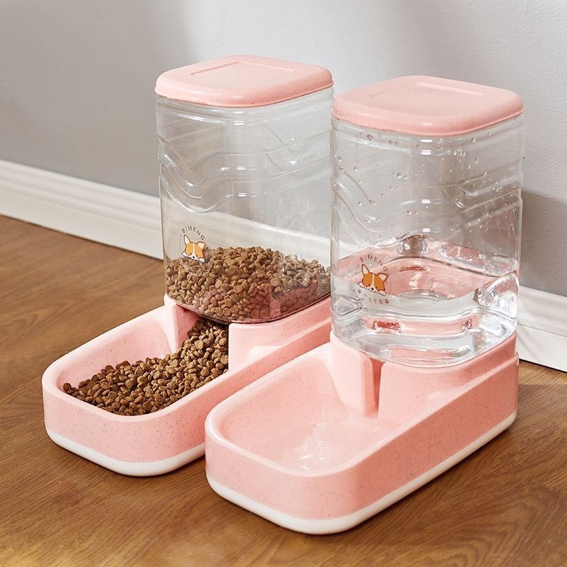 11L Automatický krmovač a zásobník vody pre psy a mačky, Neodnímateľný dizajn, Bez aplikácie