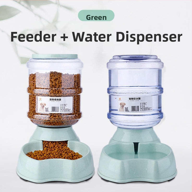 11L Automatický krmovač a zásobník vody pre psy a mačky, Neodnímateľný dizajn, Bez aplikácie