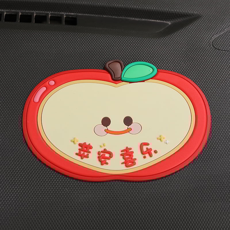 Quanyue PVC protuklizna auto prostirka za središnju konzolu s karikaturnim ukrasom