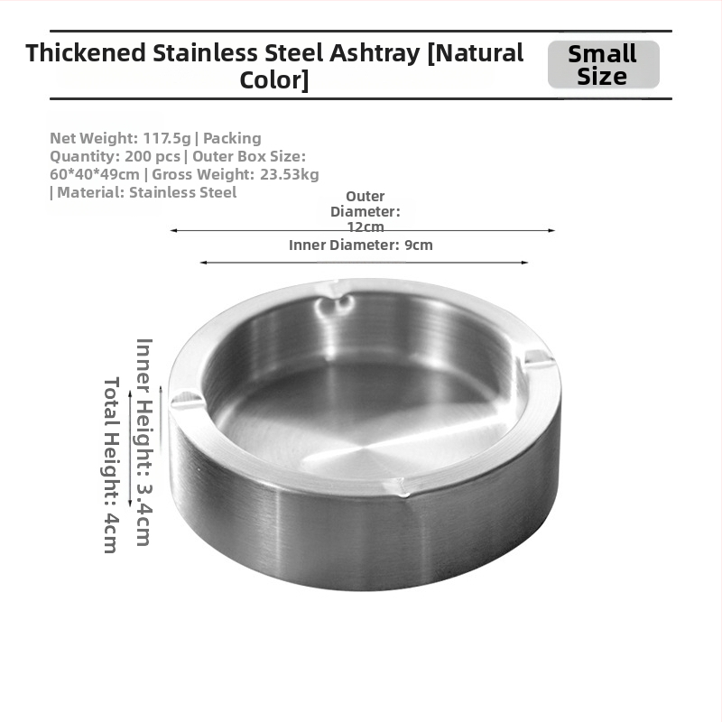 Kaiwang popolník z nehrdzavejúcej ocele – opakovane použiteľný, moderný minimalistický dizajn pre kaviarne a bary