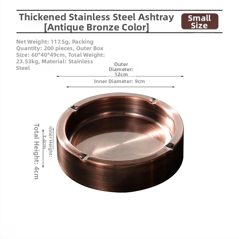 Kaiwang popolník z nehrdzavejúcej ocele – opakovane použiteľný, moderný minimalistický dizajn pre kaviarne a bary