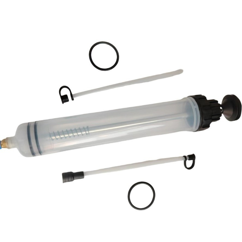 Automobilový dvojúčelový vákuový extraktor oleja, veľký striekačkový typ nástroja na výmenu oleja, kovová konštrukcia