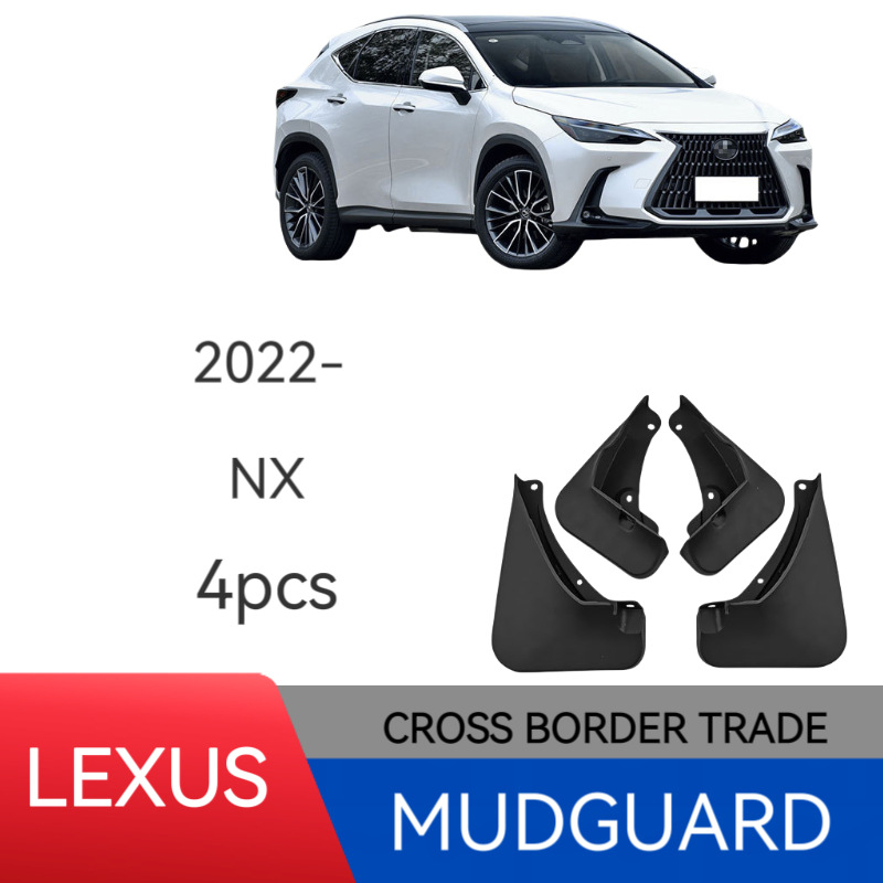 Tire Fender pre Lexus NX 2022 – PP mäkký plast, špeciálny mudguard, kompatibilné s automatickou prevodovkou