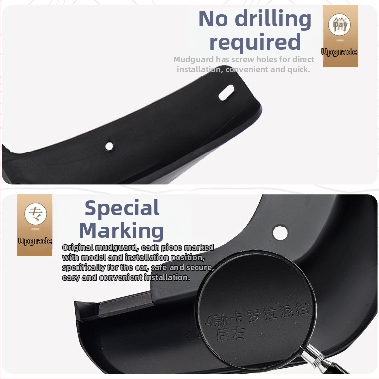 Jemechi blatník na pneumatiky pre Toyota Tacoma 2005-2015, plast