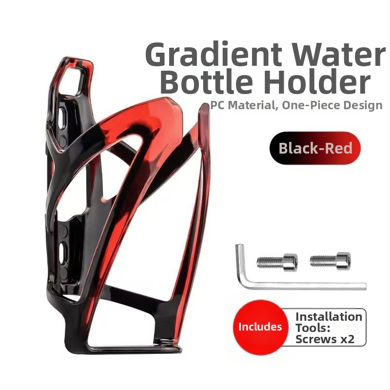 Držiak na fľašu vody pre detské horské bicykle a elektrické bicykle, z polykarbonátu, nastaviteľný, montáž bez vŕtania
