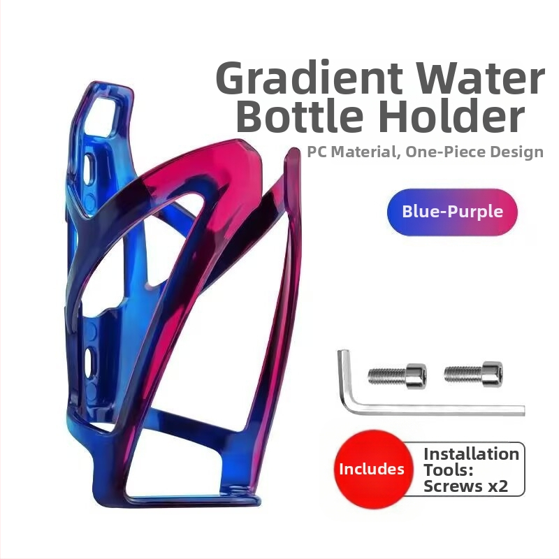 Držiak na fľašu vody pre detské horské bicykle a elektrické bicykle, z polykarbonátu, nastaviteľný, montáž bez vŕtania