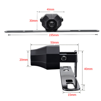 Projektor svetla na číslo motocyklu (Model JTY-200; ABS; 12V; 3W)