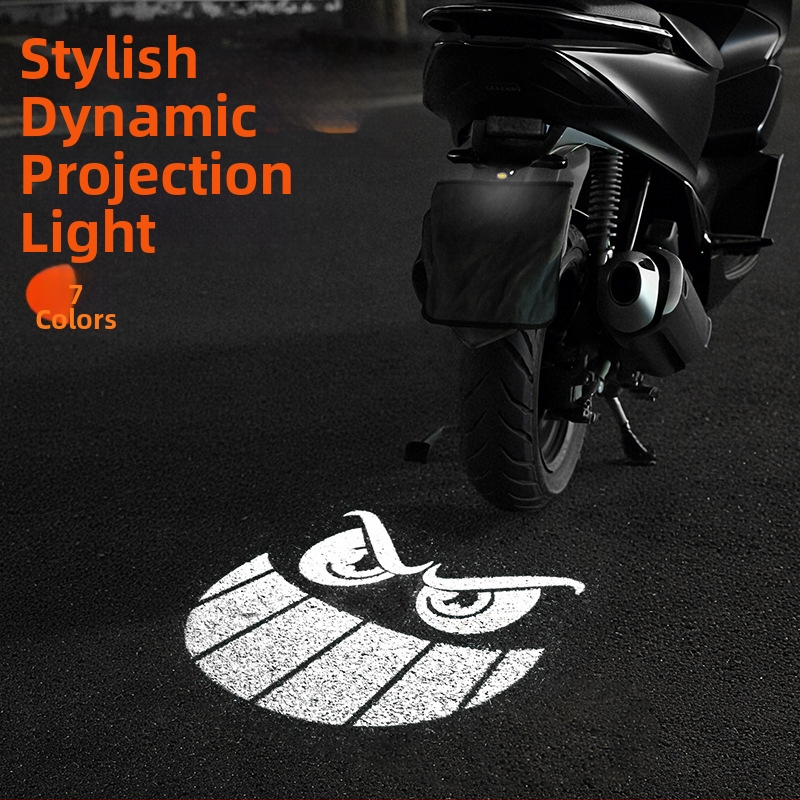 Projektor svetla na číslo motocyklu (Model JTY-200; ABS; 12V; 3W)