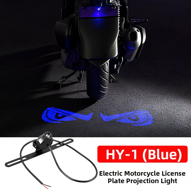 Projektor svetla na číslo motocyklu (Model JTY-200; ABS; 12V; 3W)