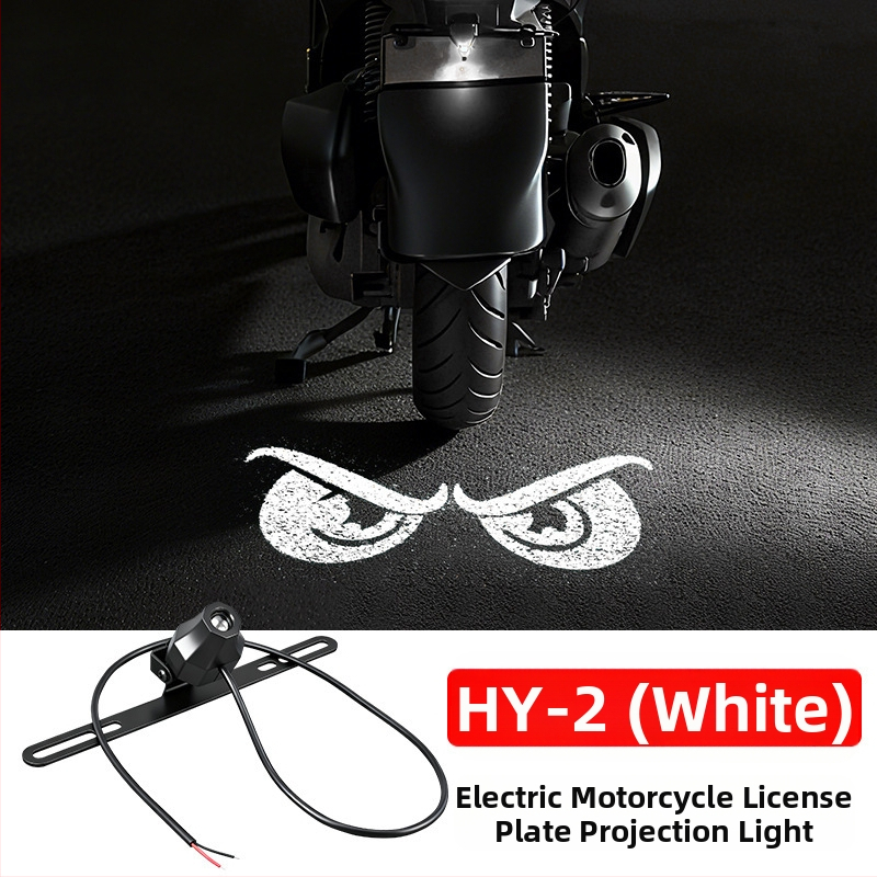 Projektor svetla na číslo motocyklu (Model JTY-200; ABS; 12V; 3W)