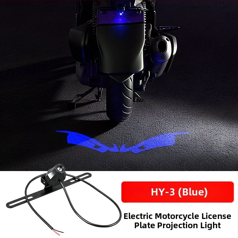 Projektor svetla na číslo motocyklu (Model JTY-200; ABS; 12V; 3W)