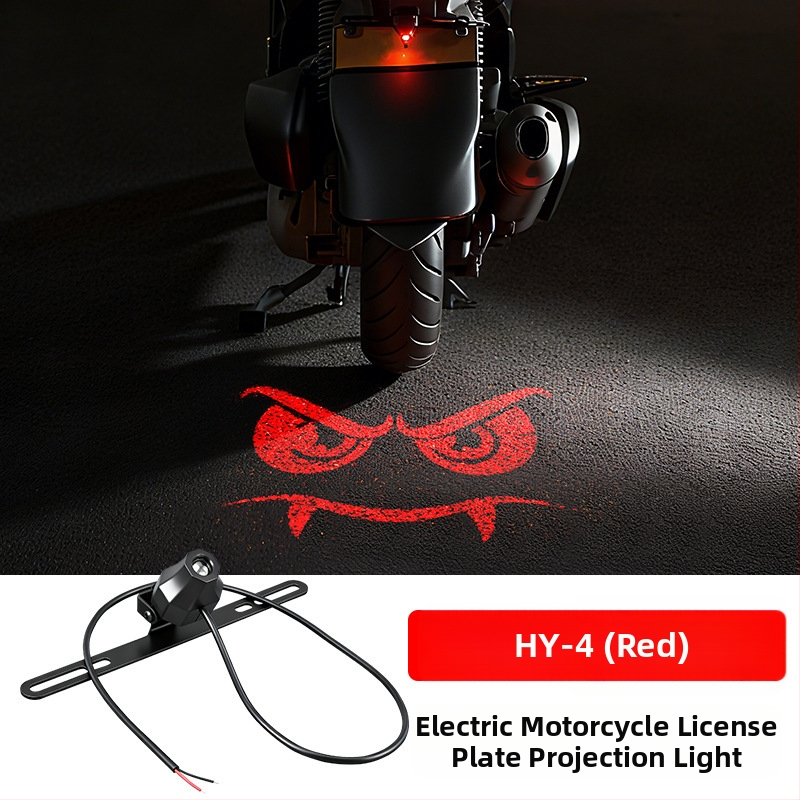 Projektor svetla na číslo motocyklu (Model JTY-200; ABS; 12V; 3W)