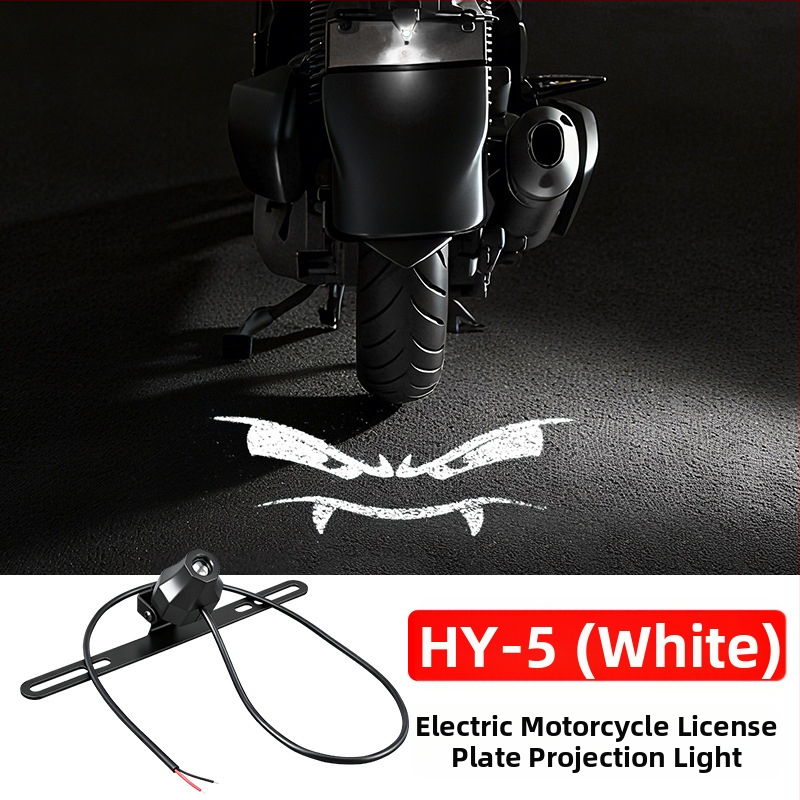 Projektor svetla na číslo motocyklu (Model JTY-200; ABS; 12V; 3W)