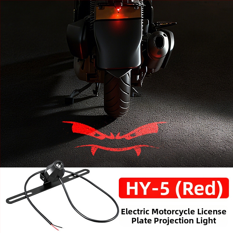 Projektor svetla na číslo motocyklu (Model JTY-200; ABS; 12V; 3W)